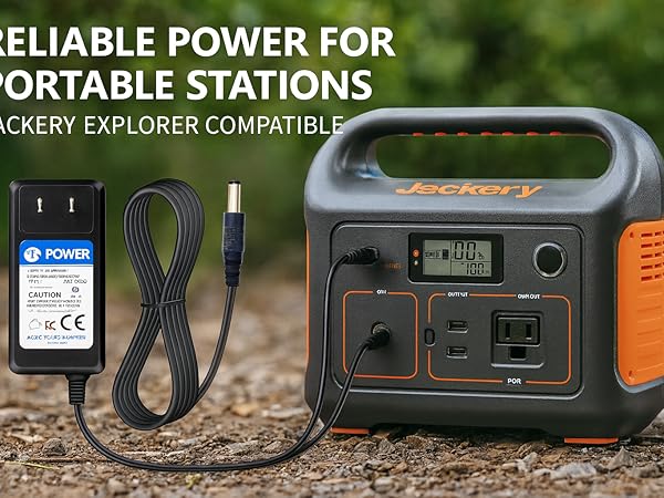 Amazon.com: T-Power 12V~24V Charger for Jackery Portable Power