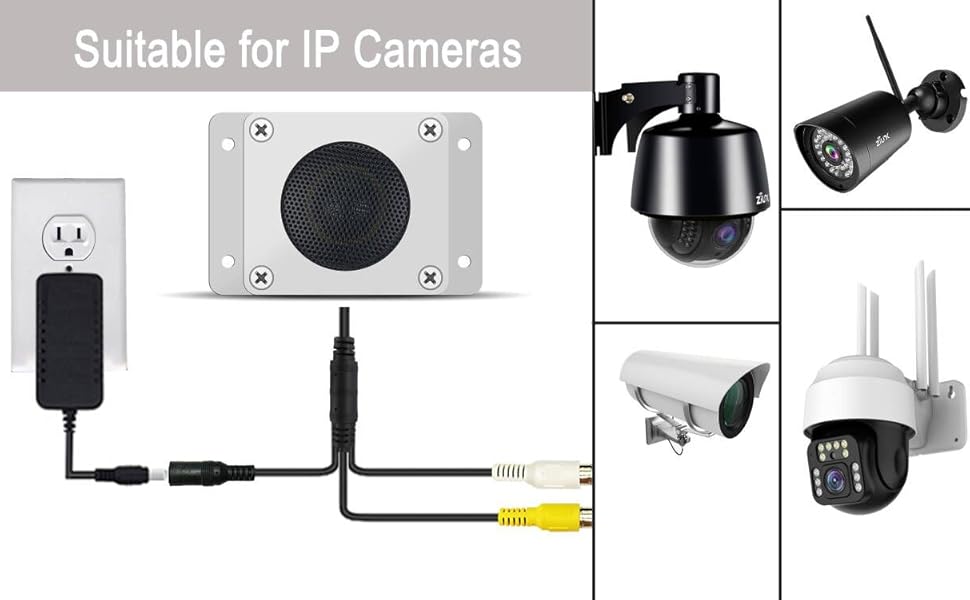 ZILINK High Sensitive Microphone for IP Security Cameras