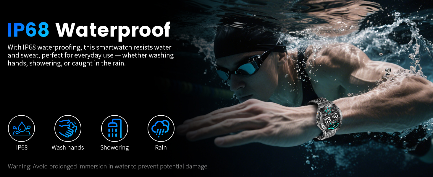 Waterproof watch for men