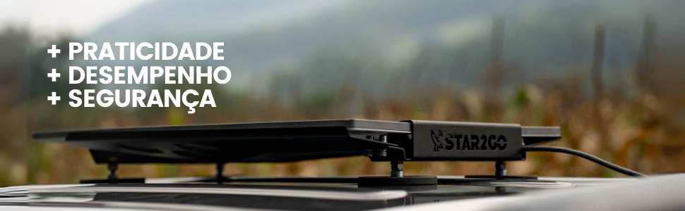 Case Veicular Starlink Geração 3 com Super Ímãs 10 case veicular star2go starlink gen3