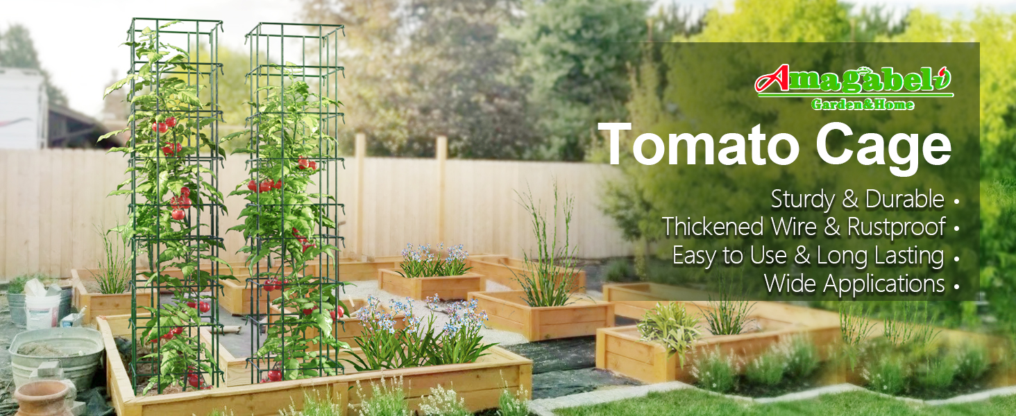 AMAGABELI Garden &amp; Home Plant Support Cage Garden Plant Trellis