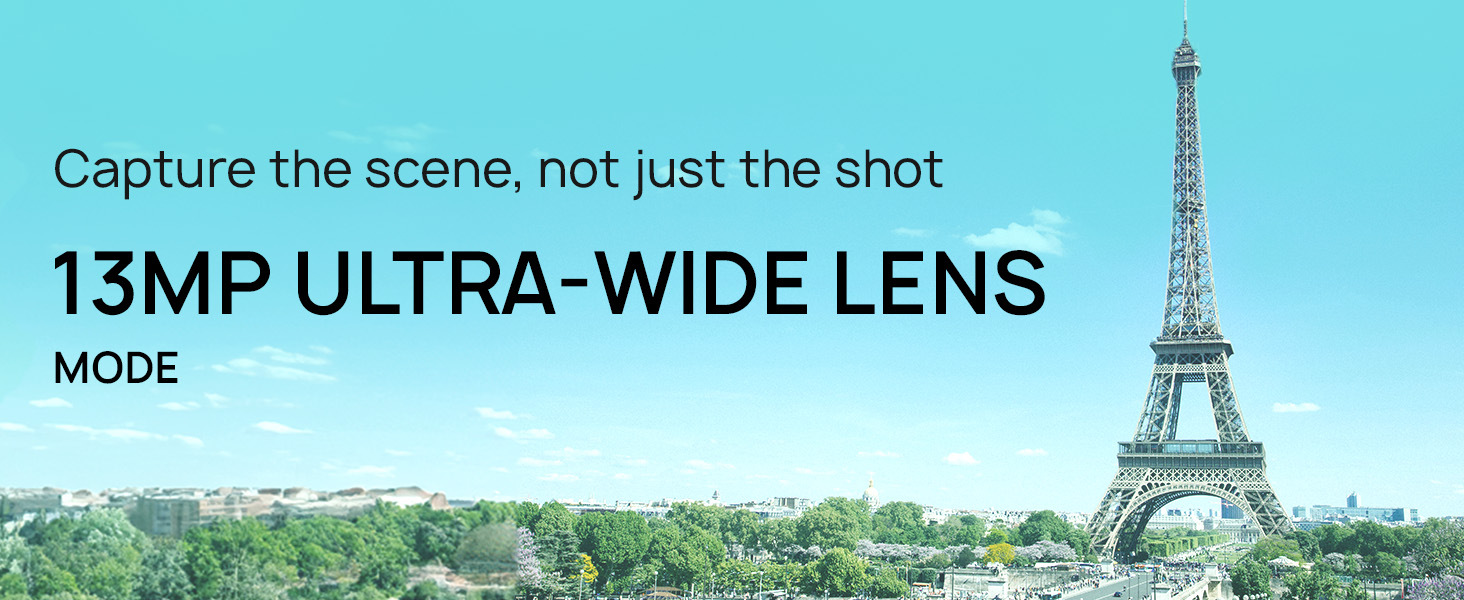 13 MP Ultra-Wide Lens Mode