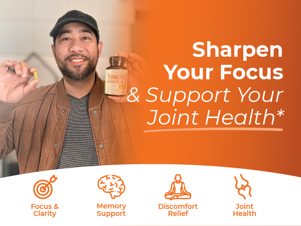 ginkgo biloba supplements, focus & clarity, memory support, discomfort relief, joint health