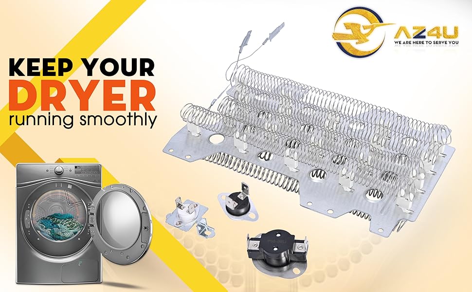 Dryer Heating Element Replaces For Samsung DV48J7770EP/A2