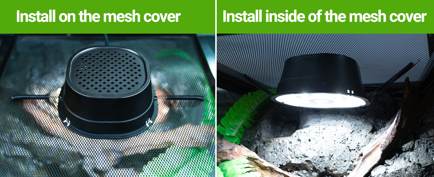 SUKEOPET UVB Reptile Light with Dimming