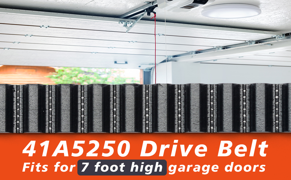 41A5250 Garage Door Openers Belt, 7 Ft Height Garage Door