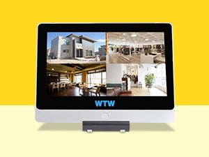 Amazon.co.jp: WTW 塚本無線 防犯カメラ白4台セット モニター一