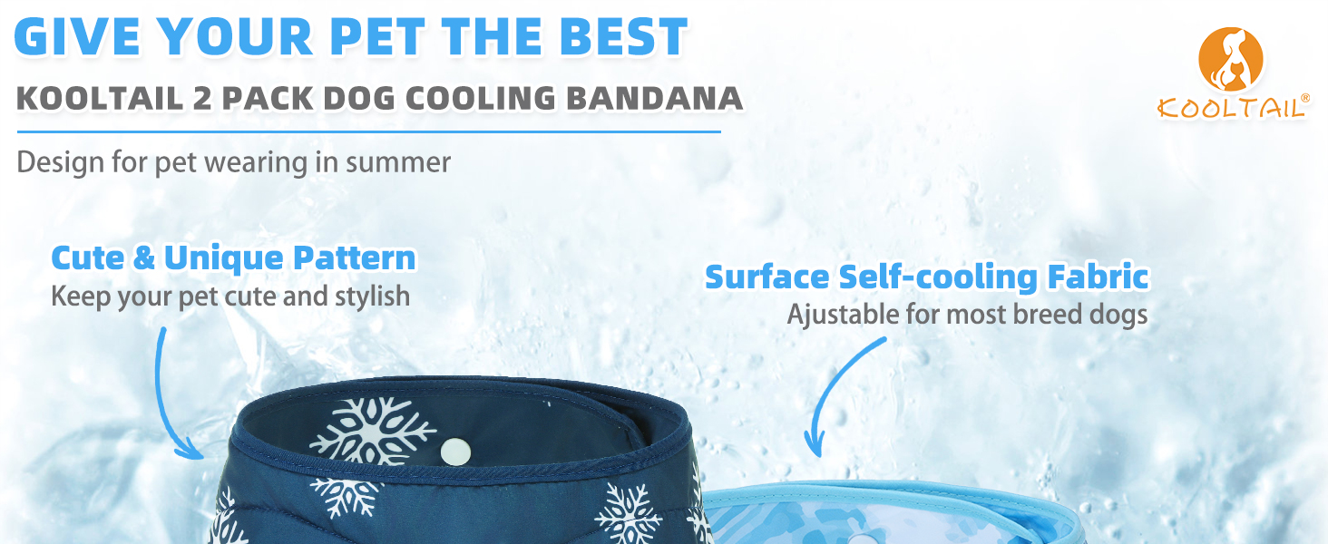 dog cooling bandanas