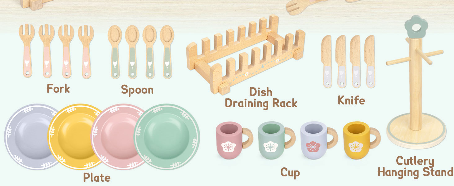 20 PCS Kitchen Playset