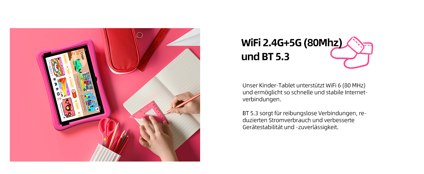 Kinder Tablet 10 Zoll Android 14