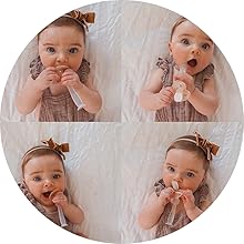 Haakaa 360°Baby Toothbrush with Suction Base Silicone Teether for Infant Training Tooth Brush