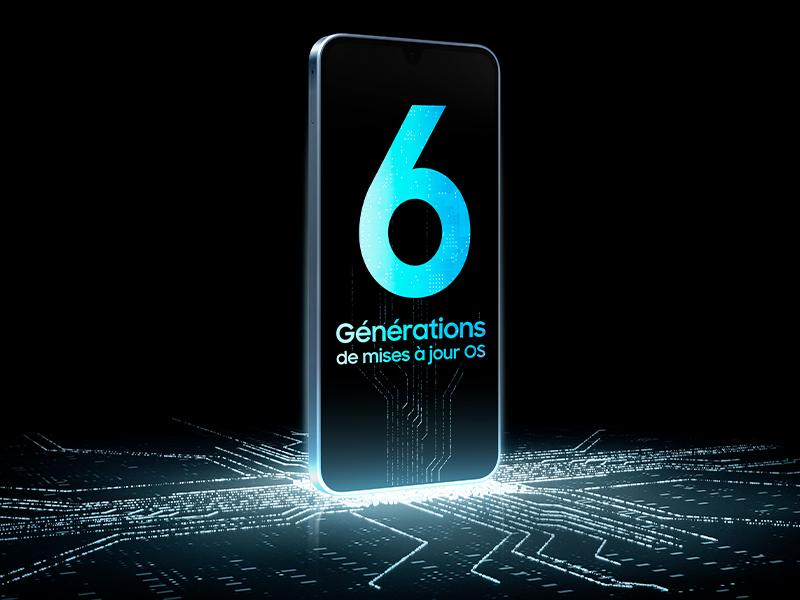 6 générations de mises à jour pour des performances optimales sur le long terme