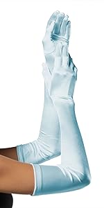 16B satin gloves