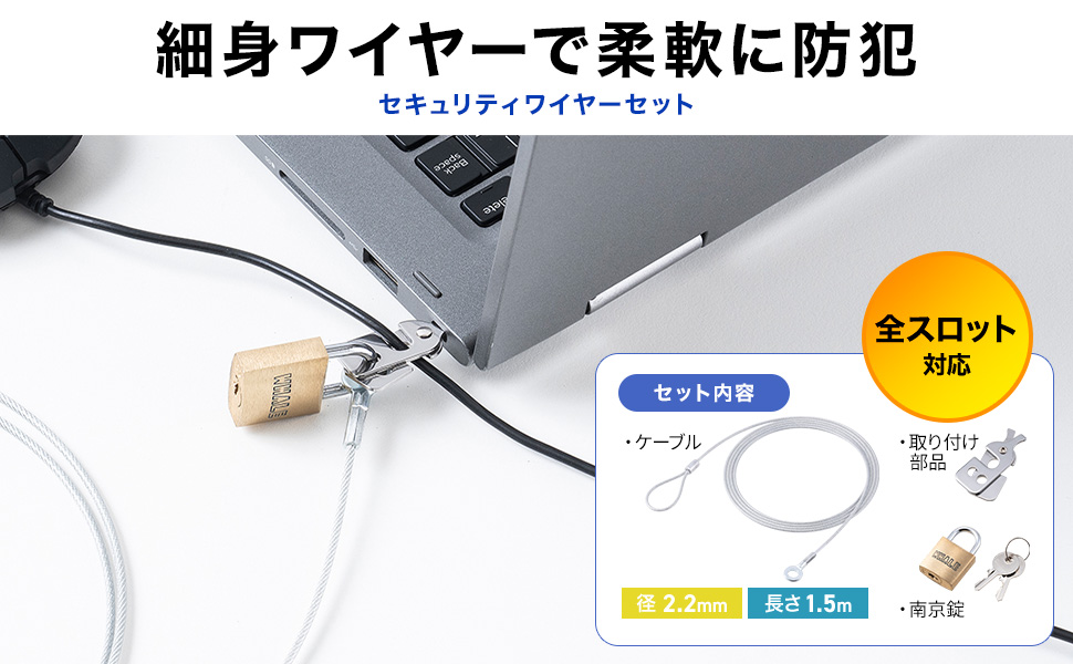 これのこと セキュリティワイヤセット 選べるパソコンセキュリティ