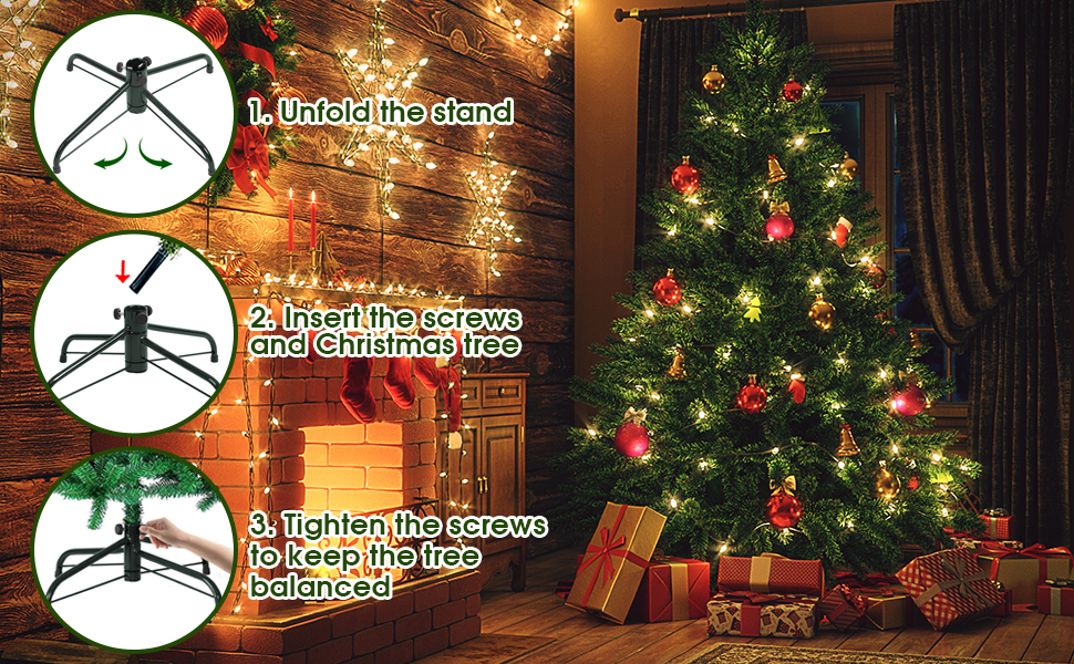 pentaQ Replacement Christmas Tree Stand 16.3 Inches