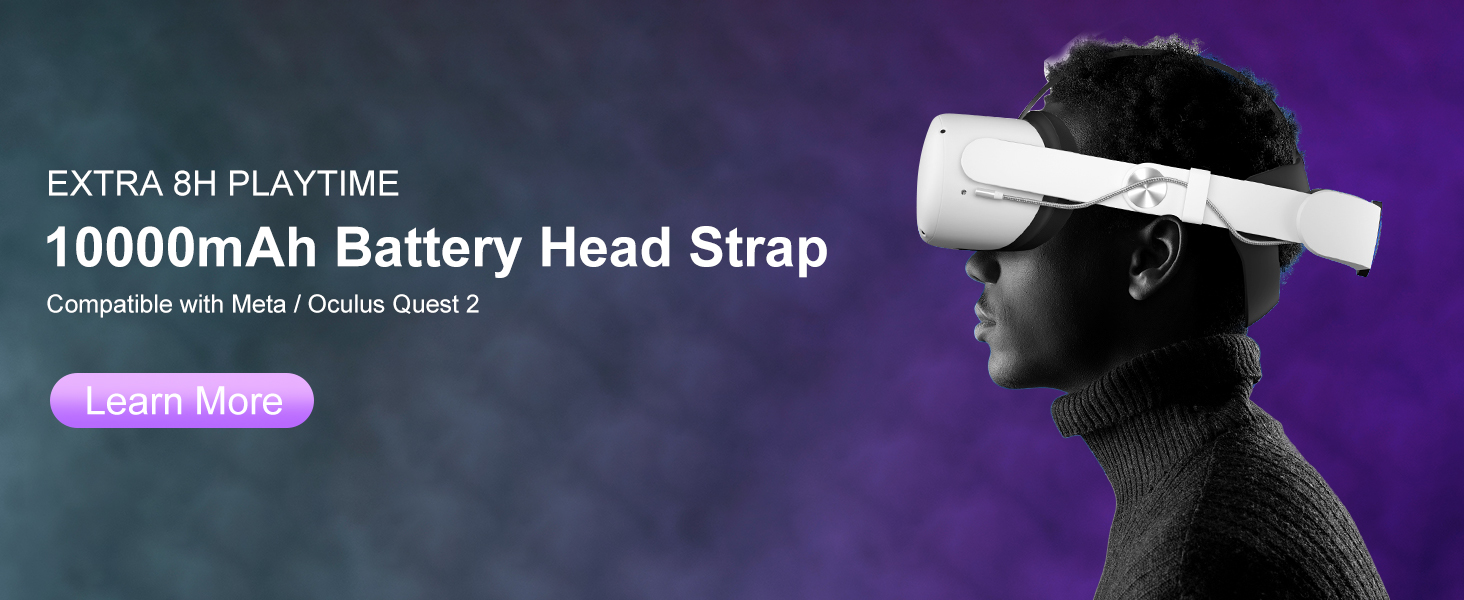 Wide Compatibility: The battery pack can snap into the Oculus Quest and Oculus Quest 2 easily