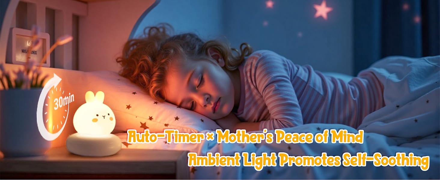 Cute Timmer Night Light For Kids