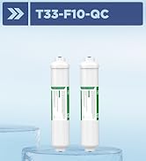 T33 inline carbon filter cartridge quick connect for ice maker refrigerators
