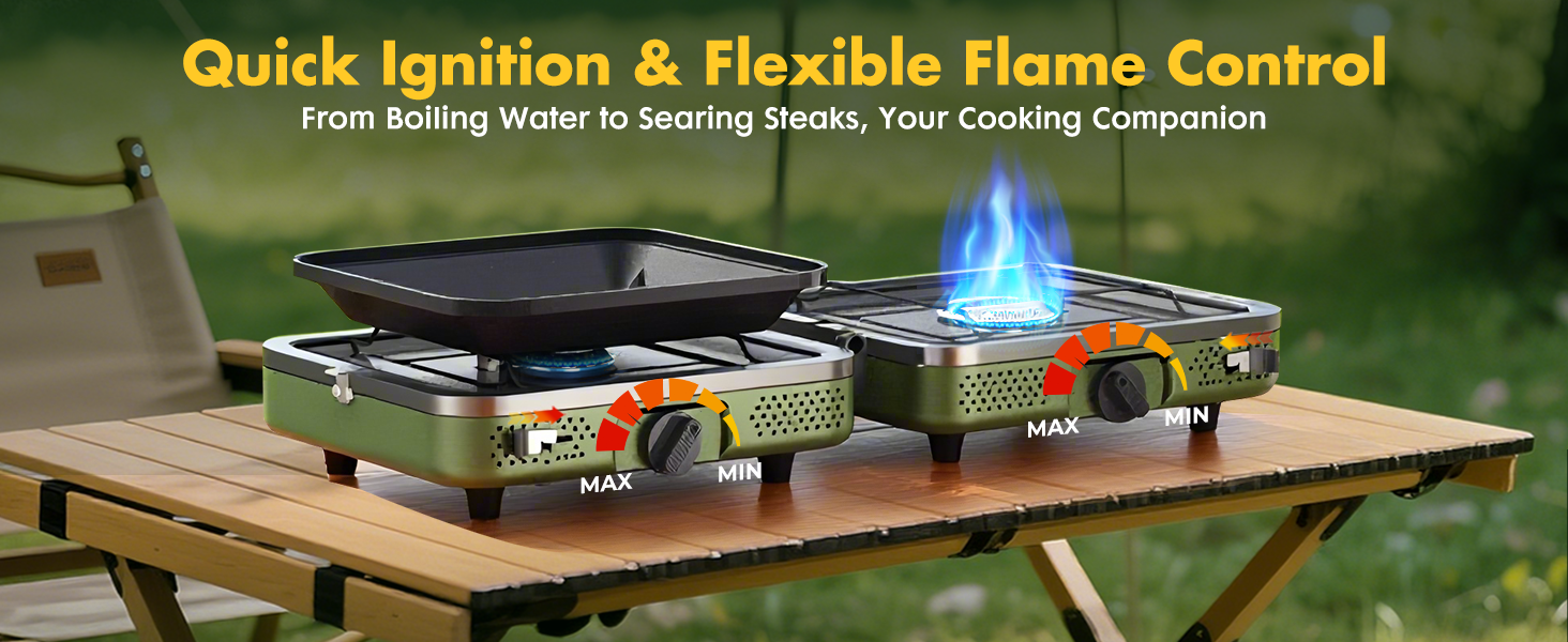 propane portable stove camp stoves 2 burner camp stove