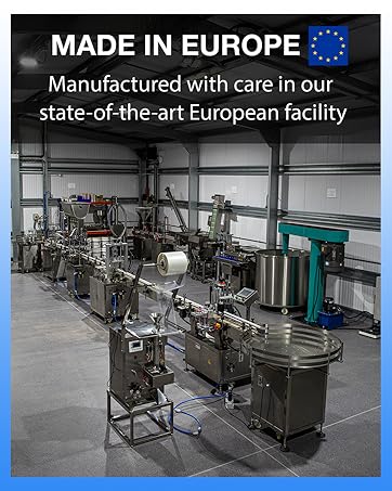 Made in Europe manufactured with care in our state-of-the-art European facility