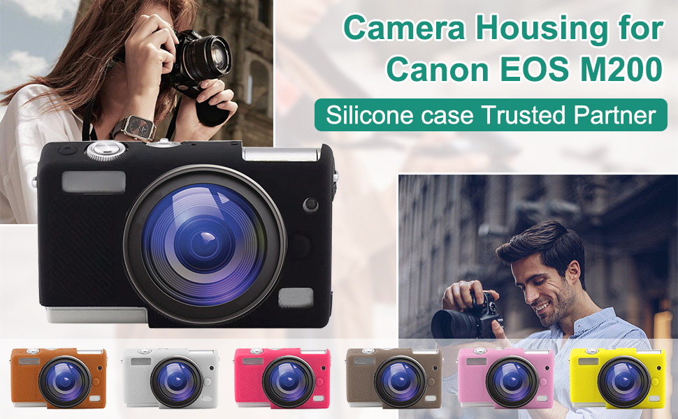PULUZ Digital Camera Case for Canon EOS M200 Slim Durable