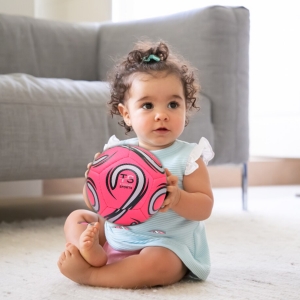 Close-up of Tussan Sports Mini Football – Made of Safe, Non-Toxic PU Foam Material for Kids