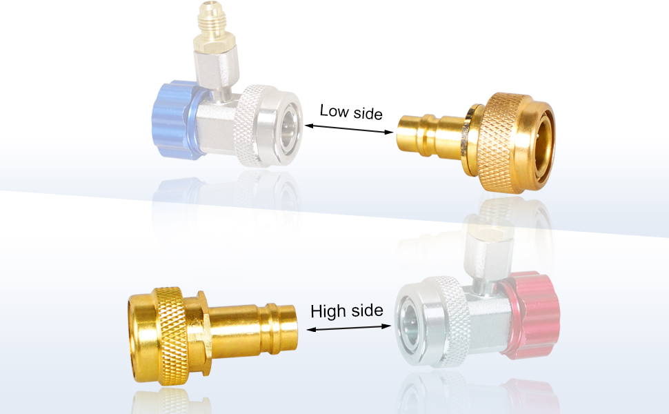 GSTP R134A to R1234YF Quick Couplers Kit R1234yf to R134a