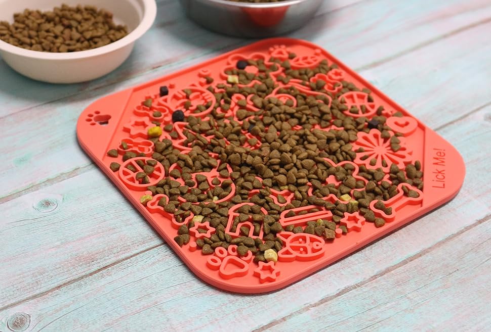 Lick Mat for Dogs and Cats Licking Mats with Suction Cups