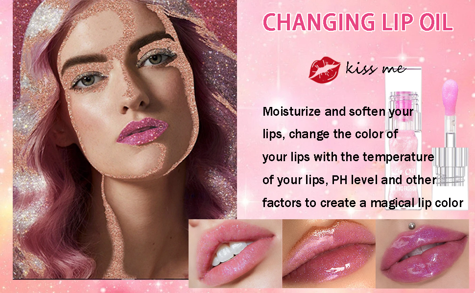 Magic Big Brush Cosmetics Color Changing Lip Oil