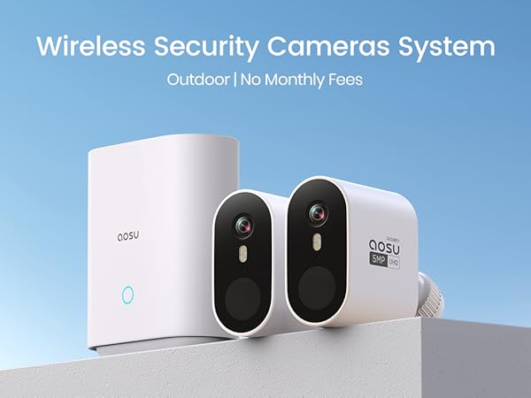 防犯カメラ AOSU WirelessCam Max System WirelessCam System Max - aosu