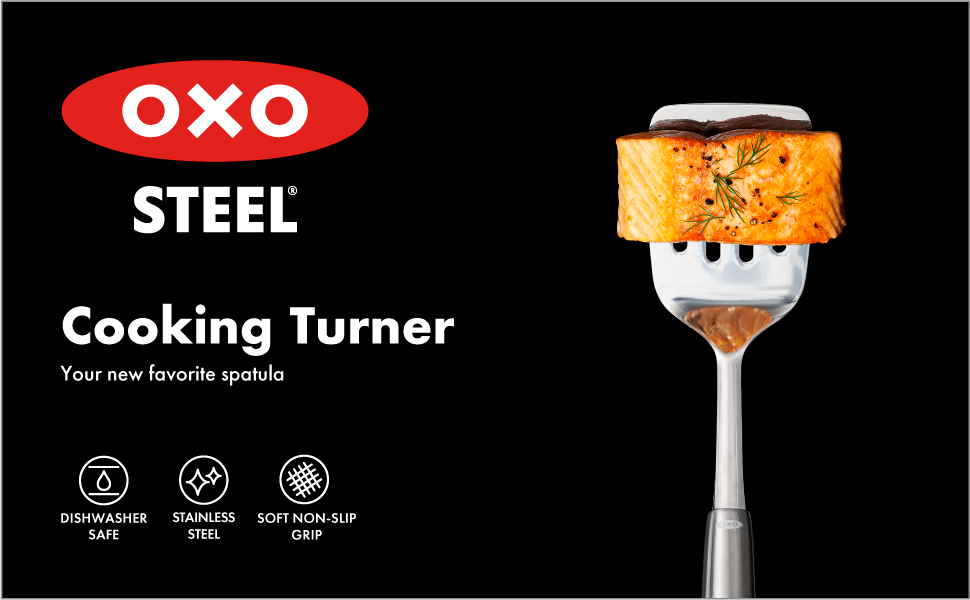 OXO STEEL COOKING TURNER 