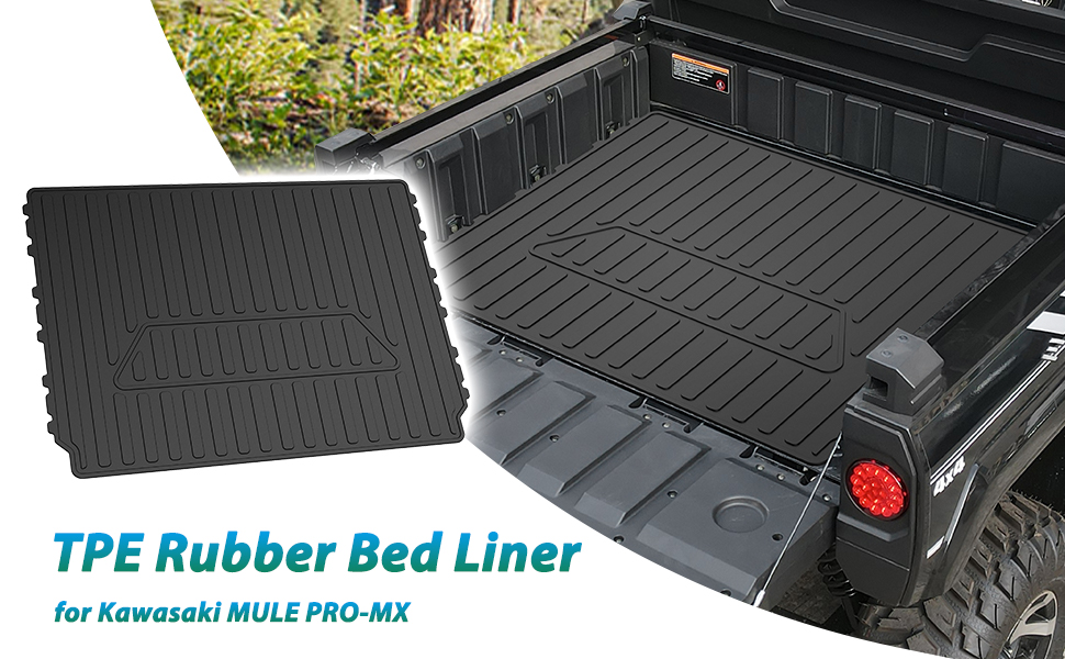 Amazon.com: POKIAUTO Cargo Bed Mat for Kawasaki Mule PRO