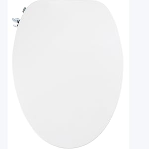 MEJE Abattant Wc Japonais Lavant Non électrique,double Buse Autonettoyante-allongéé 14 oval