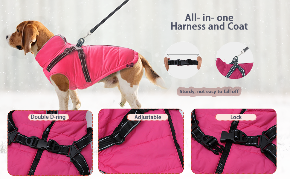 Winter Warm Coat Geyecete Waterproof Dog Winter Jacket