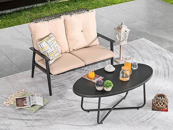 Rattan Outdoor Chairs LOKATSE HOME Pieces Patio Sofas Outdoor