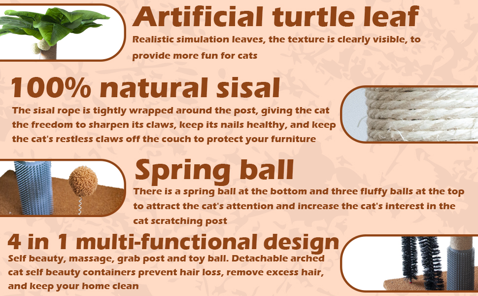 MUYG Cat Scratching Post The Best Gift for Your Lovely Pet.