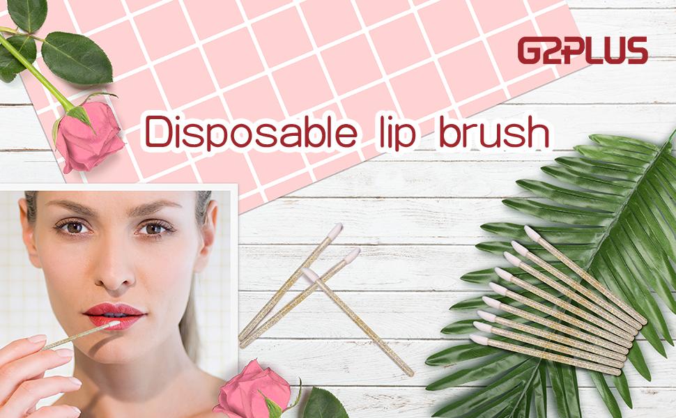 100 PCS Disposable Lip Gloss Applicators Crystal Lipstick Concealer