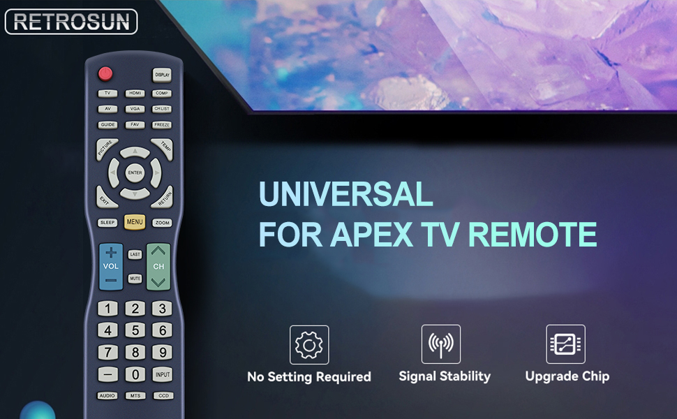 新しいld50rmリモート制御フィットfor Apex TV le1912?ld2d8rm le1912d le2412?le2412d 新しいld50rmリモート制御フィットfor Apex TV le1912?ld2d8rm