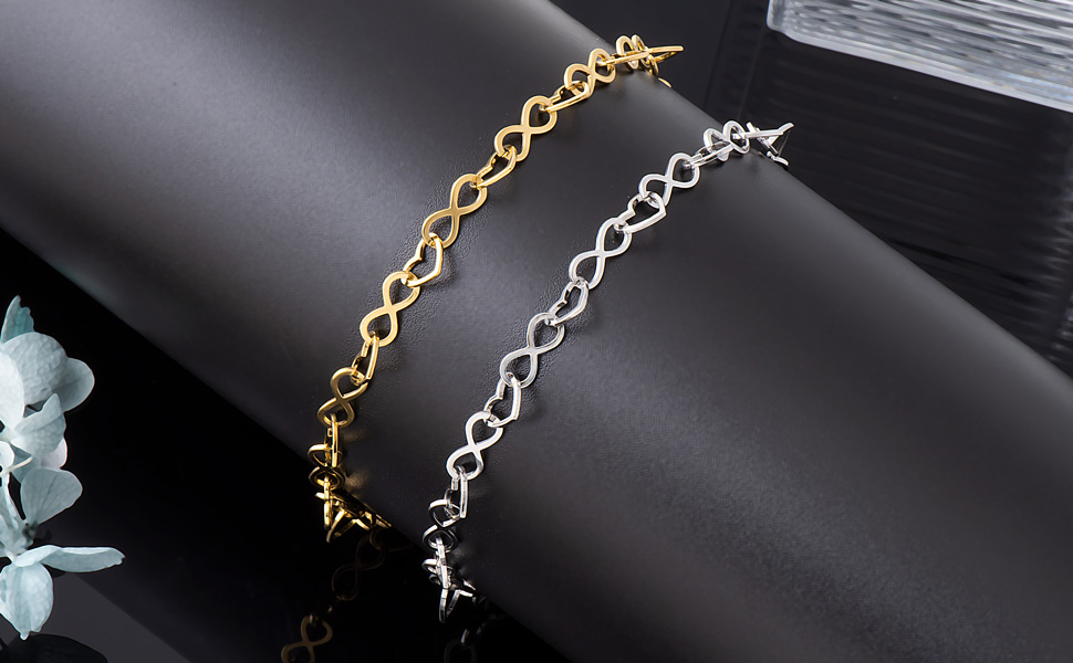 Infinite Love Anklets for Women