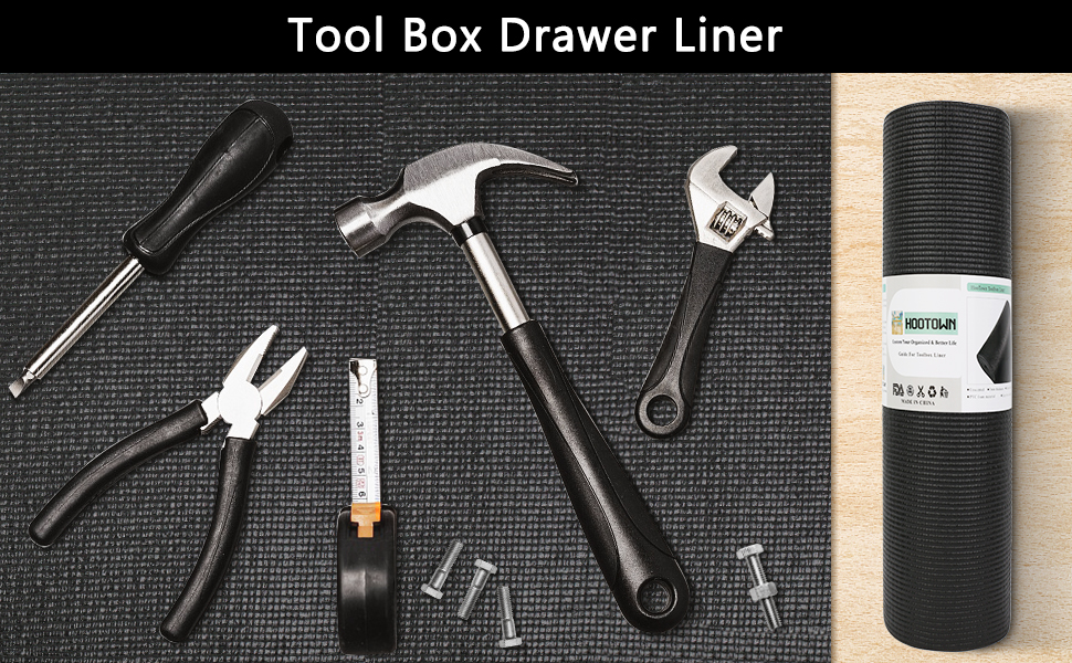 Foam Rubber Toolbox Shelf Liner Drawer Mat 1/8 Inch Thick