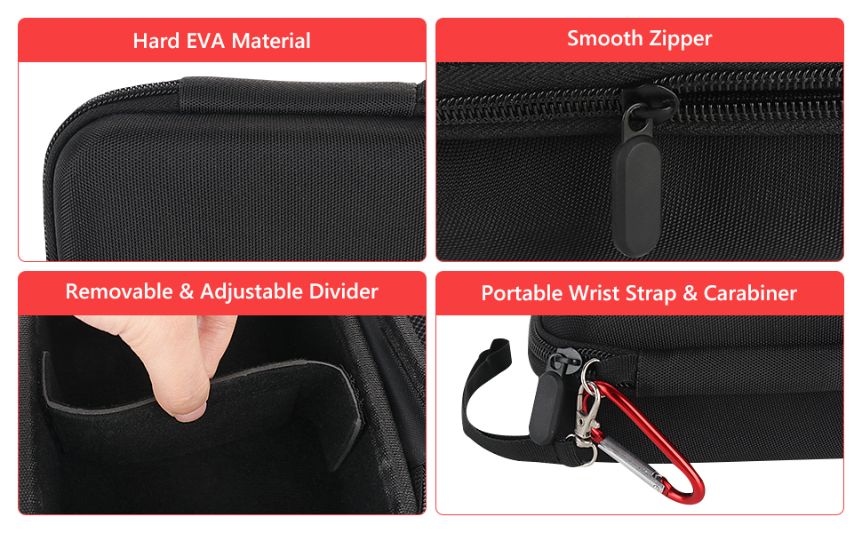 Lotvic Playing Card Case, Travel Carrying Case for Most Game Cards