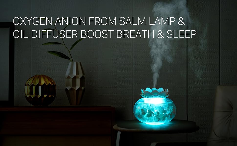 Essential Oil Diffusers Aromatherapy Diffuser YeeQue Salt Lamp Diffuser for Home