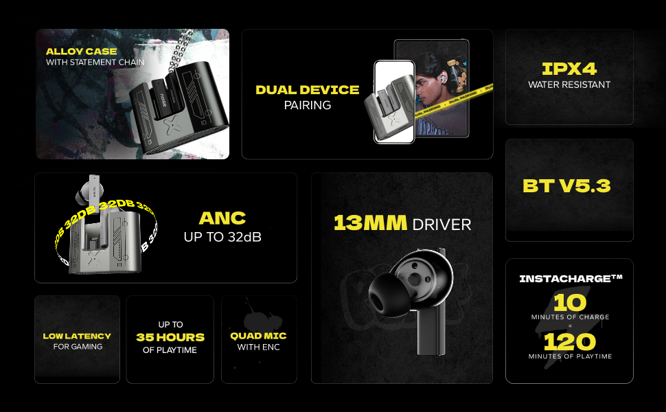 Noise Buds Marine FEATURES