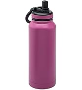 Smash Double Wall Stainless Steel Magnetic Phone Holder Water Bottle 1L /34oz, Pink
