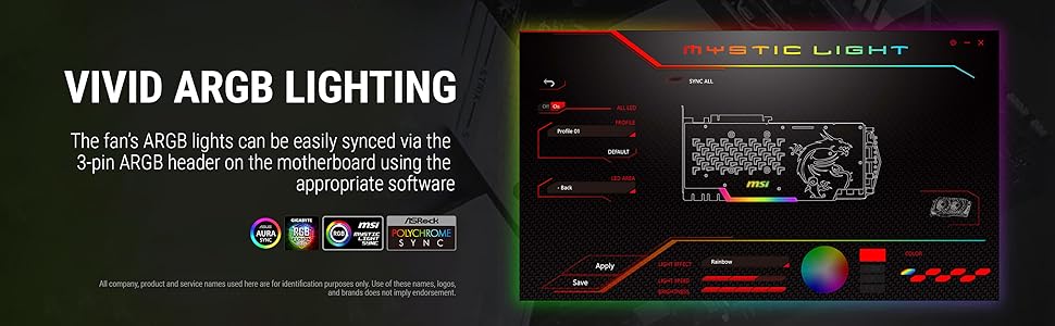 ant esports spectraflow argb kit case fan kit argb lighting