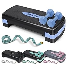 Adjustable Height Aerobic Stepper Set