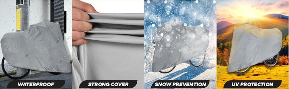 Fabric Bicycle Cover Bike Cover Waterproof Outdoor Bike Rain Cover Mountain Storage Bag motor cycle