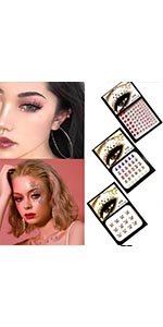 Ludress 3 Sheets Face Jewels