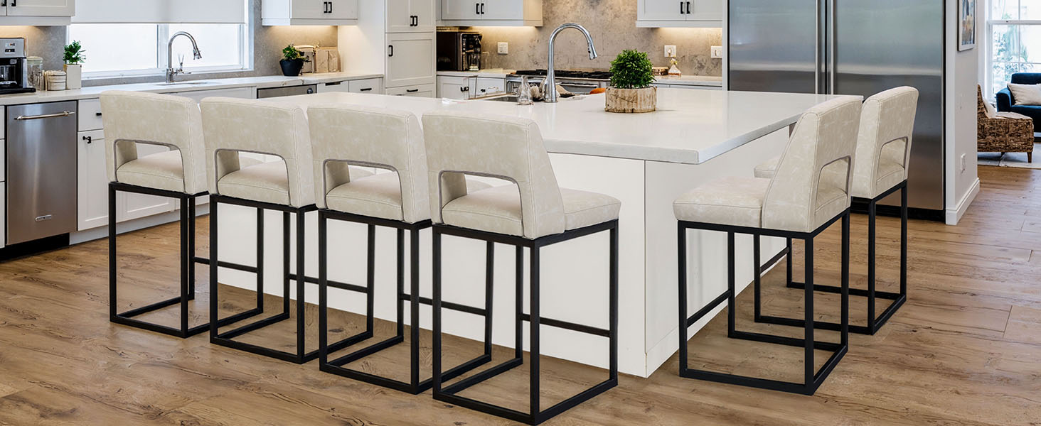 beige counter height bar stools with backs