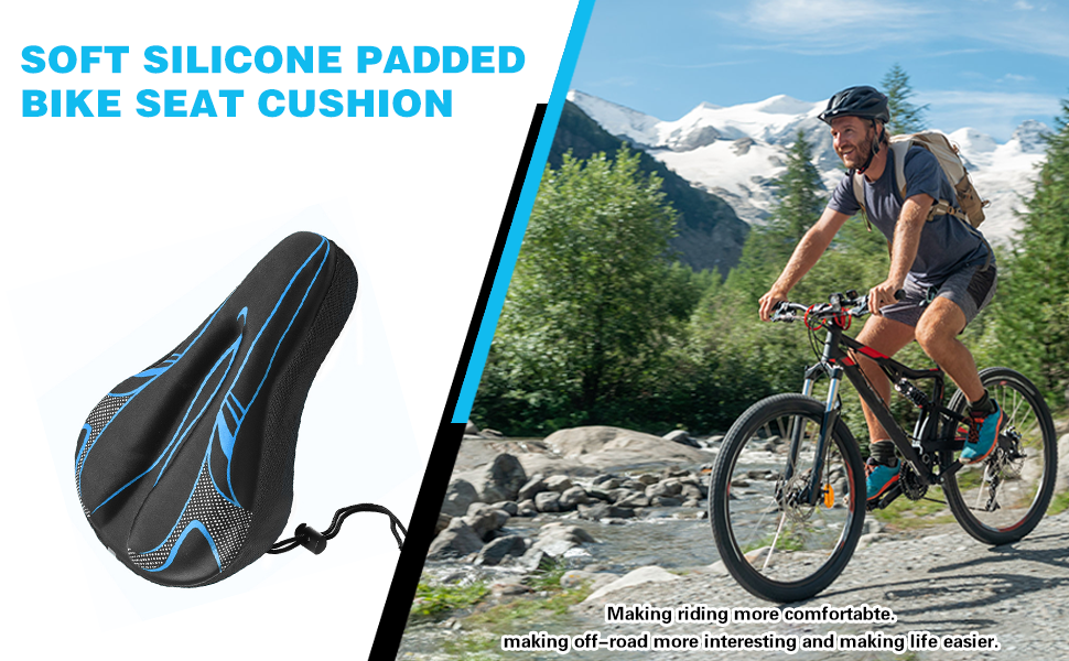 Padded Gel Bike Seat Cover